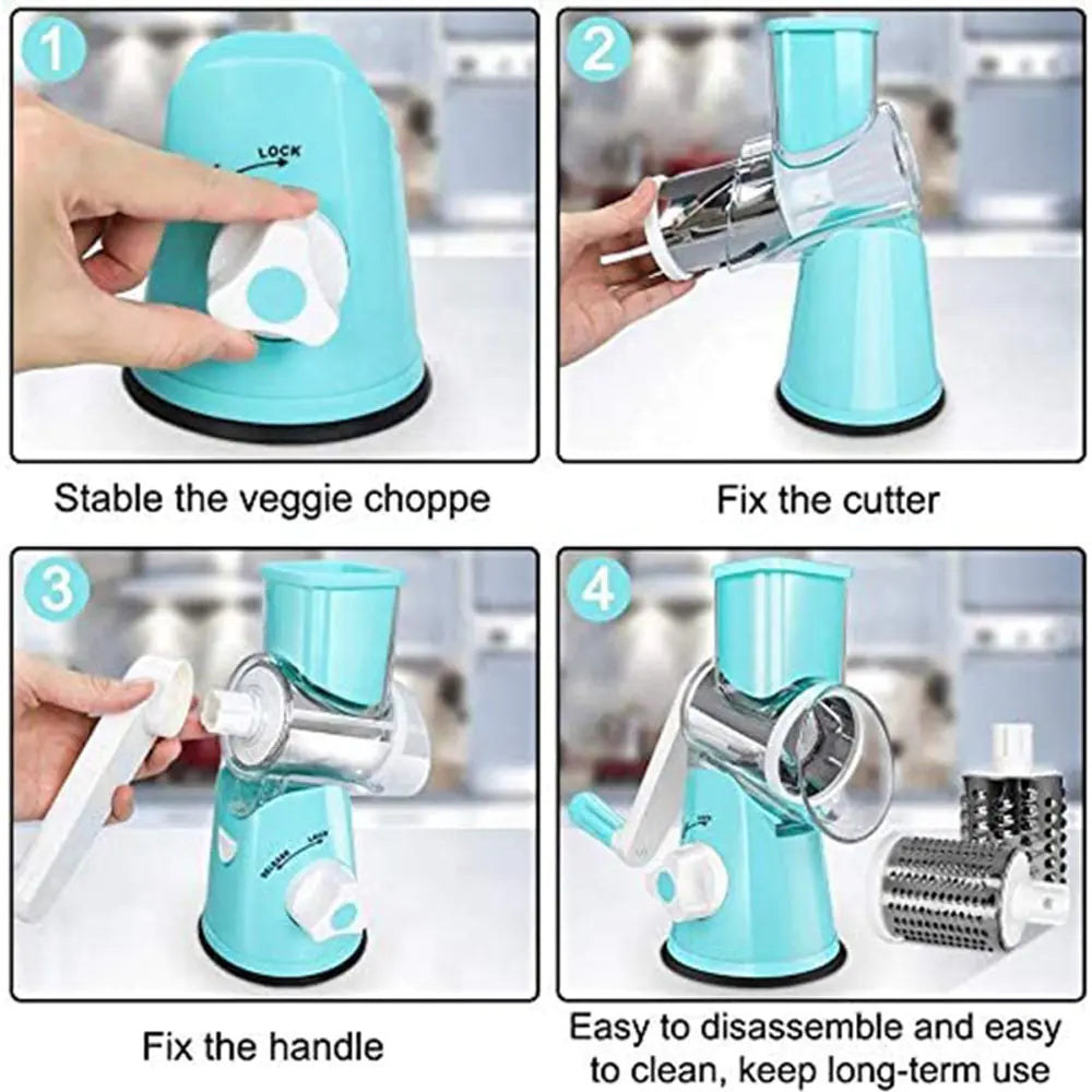 Rotary Food Slicer & Grater